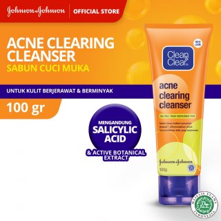 4. Clean & Clear Acne Clearing Cleanser