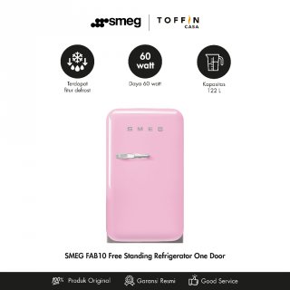 SMEG Free Standing Refrigerator One Door Mini - FAB10R