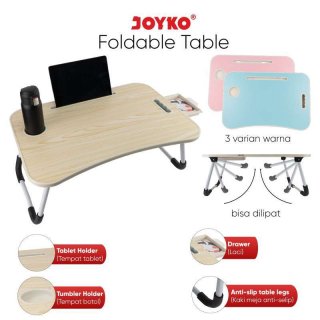 Meja Lipat Portable Belajar Serbaguna Foldable Table Joyko FTB-101