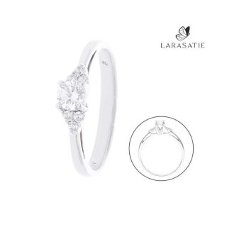 Larasatie – Perhiasan Cincin Emas Putih 18K – Lotus