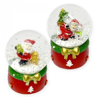 5. Scoop Bola Salju Natal Santa Snowman 63100700, Estetik untuk Menghias Aneka Ruangan