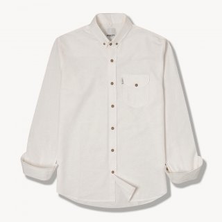 HIGHTY Off White Cotton Long Sleeve Shirt