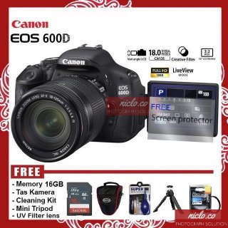 9. Canon EOS 600D, Dilengkapi dengan 9 Titik Autofocus