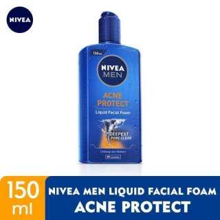 Nivea Men Acne Protect Liquid Facial Foam sabun pembersih muka 150 ml