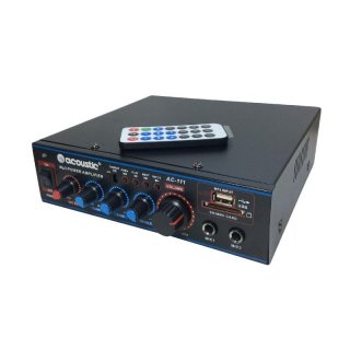 6. Acoustic AC111 Amplifier for MP3 atau Karaoke, Banyak Konektivitasnya