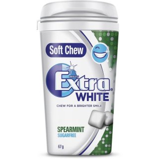 Extra White Soft Chew Spearmint Sugar Free Chewing Gum