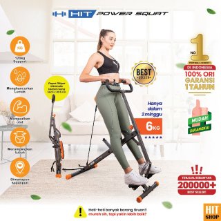 19. HIT Power Squat - Alat Olahraga Fitness/Gym Rumah