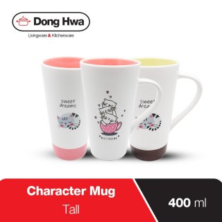10. Dong Hwa Mug Kopi dan Teh Keramik Two Tone 400ml