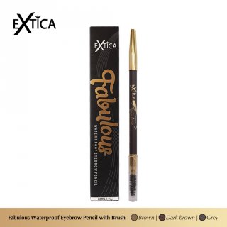 Extica Fabulous Waterproof Eyebrow Pencil with Brush