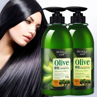 13. BIOAQUA Olive Extract Hair Threatment Anti Dandruff Shampoo