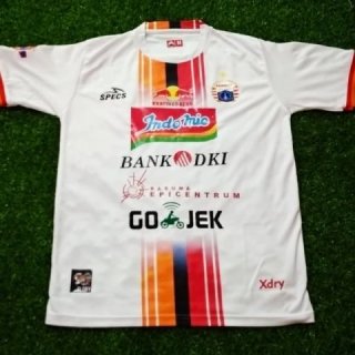 Jersey Kaos Baju Bola Persija Away Putih Lokal Liga 1