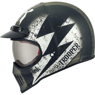 Helm Ink Trooper Thunder - Matt Black/Gunmetal