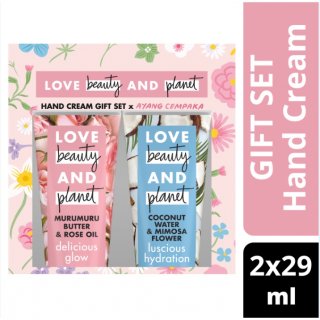 28. Love Beauty And Planet Hand Cream Gift Set, Dua Varian dalam Satu Kemasan