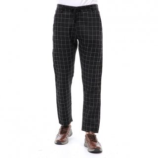 29. Hamlin Locko Long Pants Formal Pria Celana Panjang Kerja Slim Fit Material Cotton ORIGINAL - Black