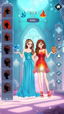 Sevelina Dress Up GamesIce or Fire Dress Up Game