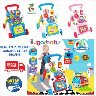 Sugarbaby 2in1 Baby Walker & Playmat/Push Walker/Alat Bantu Jalan Anak