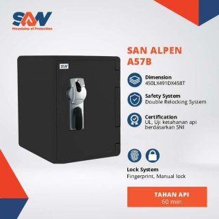 SAN ALPEN A57B Biometric Brankas