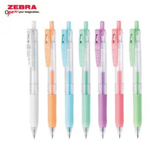 Zebra Gel Pen Pulpen Sarasa Milky Series 0.5mm