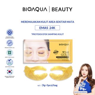 BIOAQUA 24K Gold Caviar Crystal Eye Mask