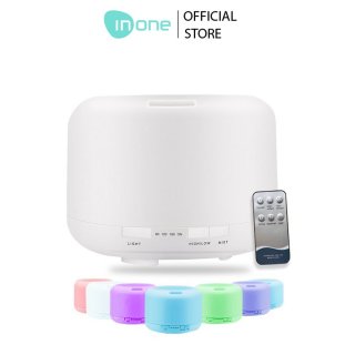 14. Inone Humidifier 500ML Ultrasonic Aroma Diffuser 7 Color LED, Aroma Ruangan Lebih Menenangkan