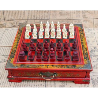 2. Chinese Chess Set with Retro and Vintage Style Bisa Dipakai Bermain Bersama Temannya