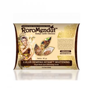 Roro Mendut Royal Black Spice Scrub For Brightening and Glowing