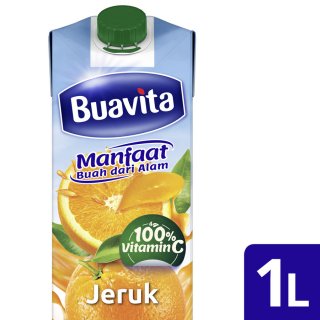 Buavita Jus Jeruk Orange Juice Buah Asli 1Liter