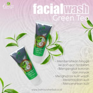 Batrisyia Facial Wash Green Tea 100ml