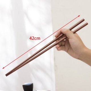 Sumpit Bahan Kayu Gaya Cina Ukuran 42 cm untuk Memasak
