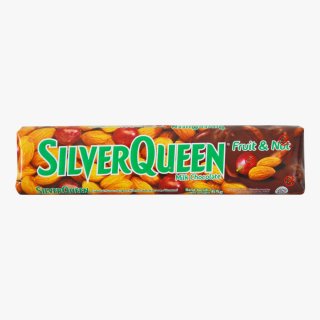 5. SilverQueen Fruit and Nut Milk Chocolate, Lezatnya Paduan  Cokelat, Susu, Buah & Almond
