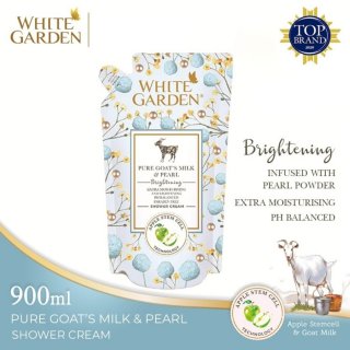 White GardenGoat's Milk Shower Cream