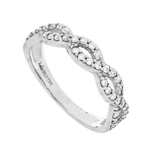 22. The Palace Infinity Ring White Gold