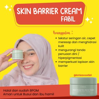 Fabil Skin Barrier Cream Moisturizer Cream Mencerahkan dan Melembabkan