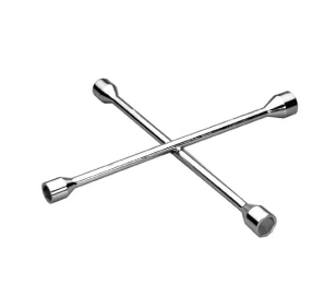 17. 4 Way Lug Wrench Cross Stainless 17 19 21 23
