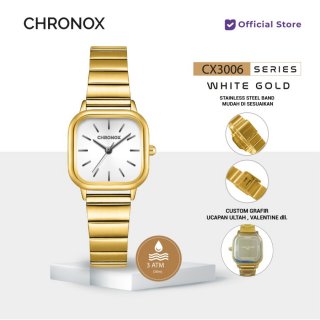Jam Tangan Wanita Stainless Analog - Chronox CX3006 - Gold