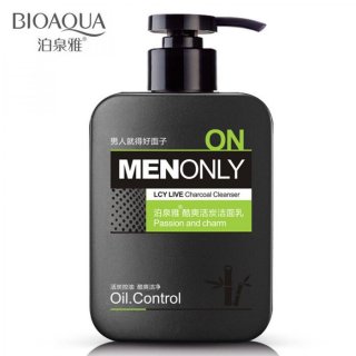 Bioqua Facial Wash Bamboo Charcoal Oil Control Men