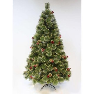 18. Pohon Natal Jarum Emas Lebat Pinus Cherry, Praktis dan Manis