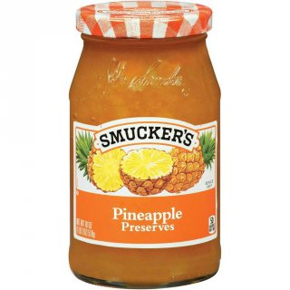 Smuckers Fruit Preserves Pineapple Jam Spread