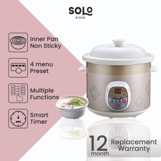 Solo River Slow Cooker Non-Stick Claypot