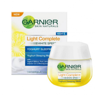 13. Garnier Light Complete Night Yoghurt Sleeping Mask Night Cream