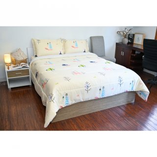 BEDCOVER DOUBLE - BUTTERCUP BRUSH x PINE TERRACE