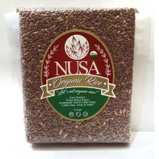 Nusa Organic Rice Beras Merah Pecah Kulit