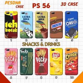 20. PS56 Hard Case 3d Fullprint Snacks & Drinks All Type Smartphone, Dijamin Bikin Smartphone Terkesan Unik