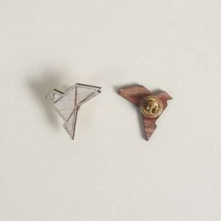 ERGOO Bros Jilbab Pin Kayu Tema Origami