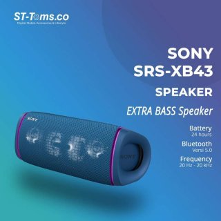 SONY SRS-XB43 Extra Bass Portable Bluetooth Speaker