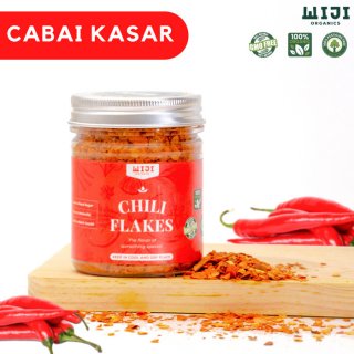 Chili Flakes | Cabe Cabai Kering Kasar Bumbu Remah Red Hot Pedas Premir