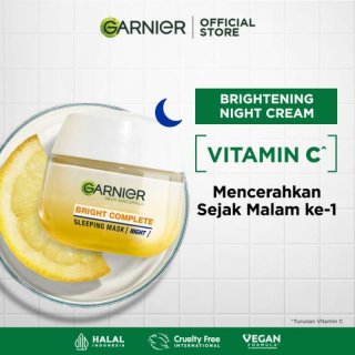 Garnier Bright Complete Night Yoghurt - 50ml