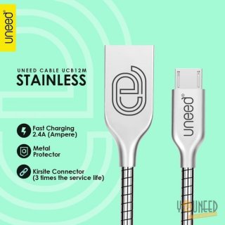 Uneed Kabel USB Type-C Stainless Steel UCB12C