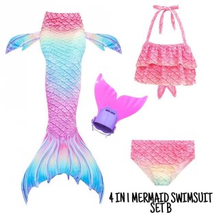 4 in 1 Swimsuit Mermaid
