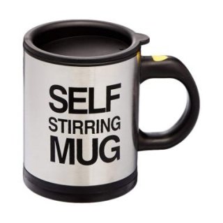  1. Self Stirring Mug, Praktis Mengaduk Sendiri